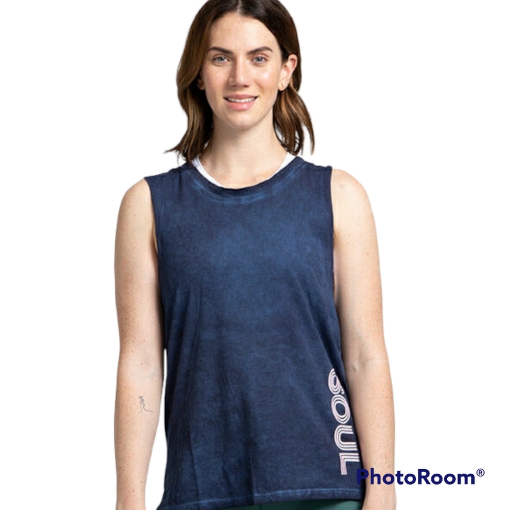 SoulCycle Core Tank Top Women’s Small Navy Sleeveless Logo NWT